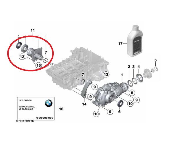 BMW 5 SERİSİ AKS BRAKETİ F10 ORJİNAL