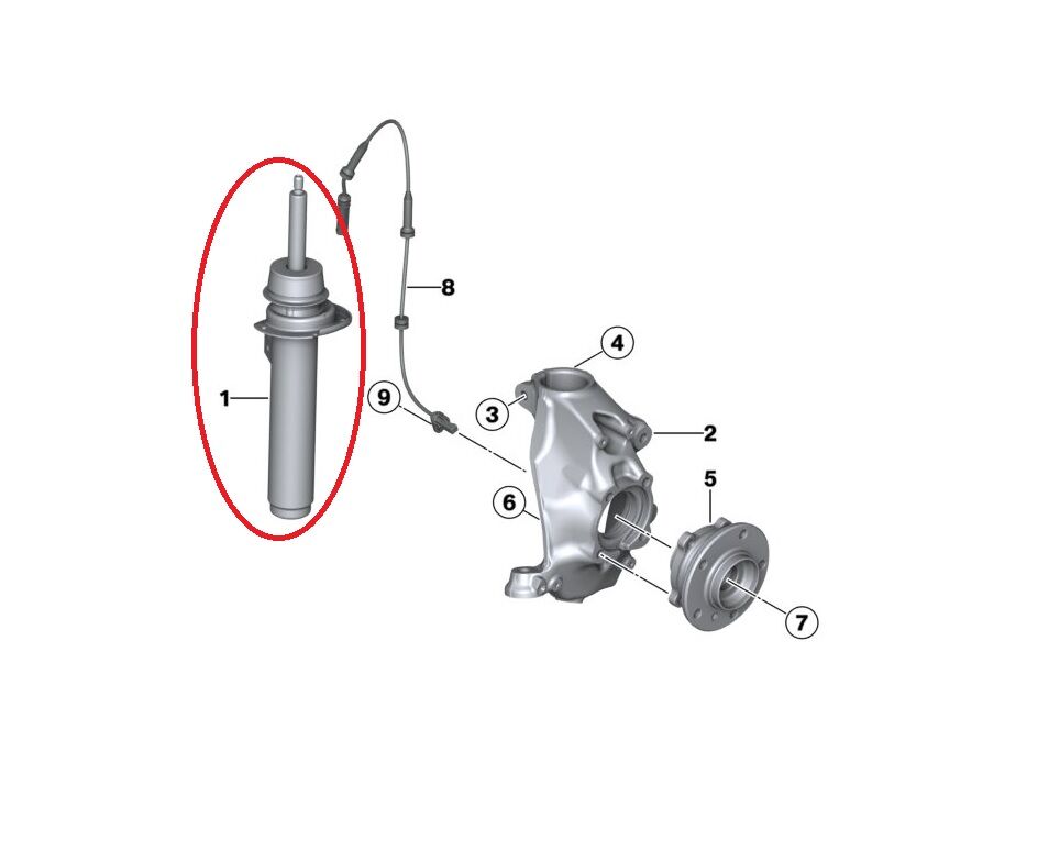 BMW 1-3 SERİSİ ÖN AMORTİSÖR F20.F30 SACHS