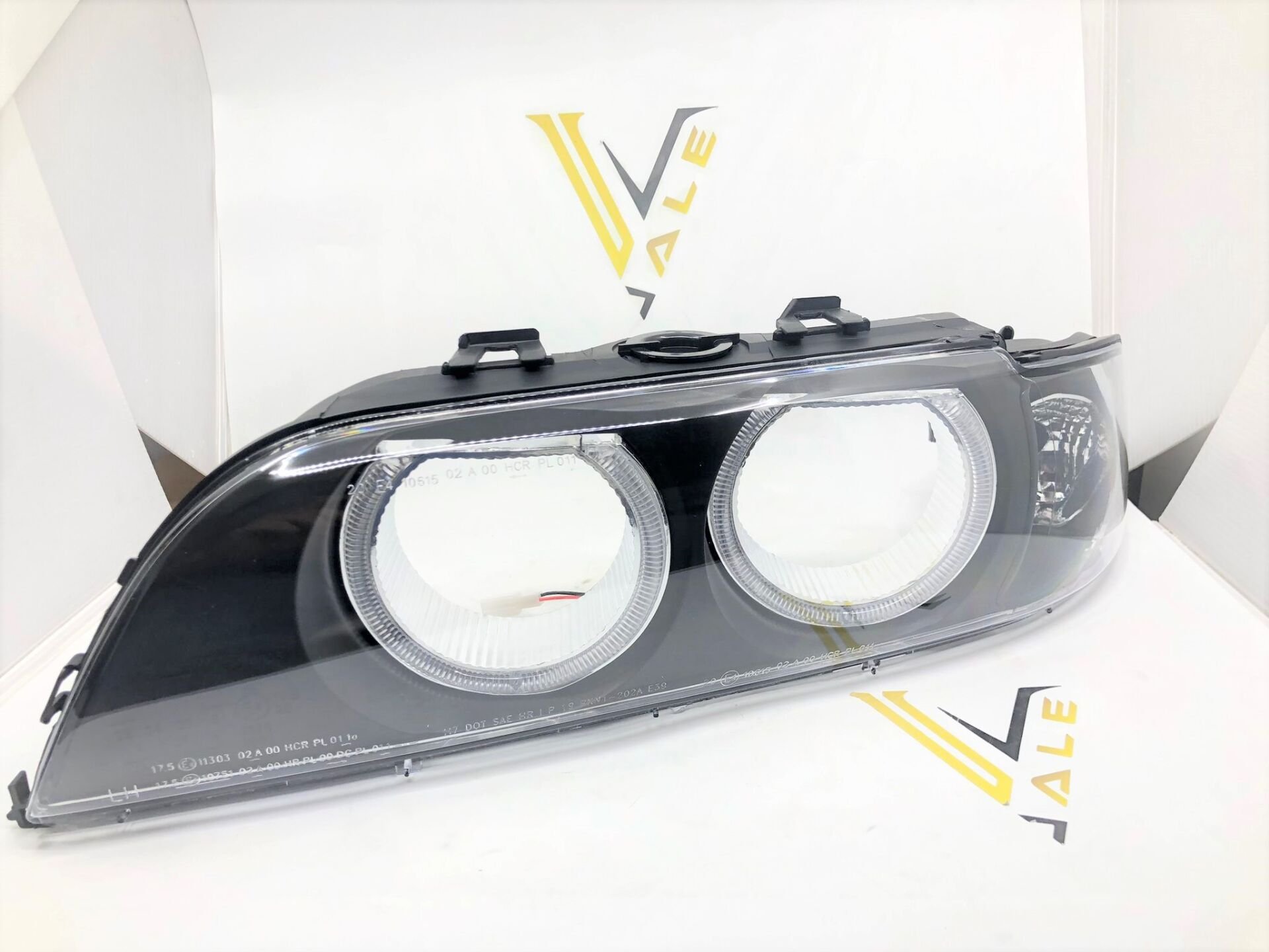 BMW 5 SERİSİ FAR CAMI - L - HALKALI - BEYAZ SİNYAL E39.Y.M YAN SANAYİ