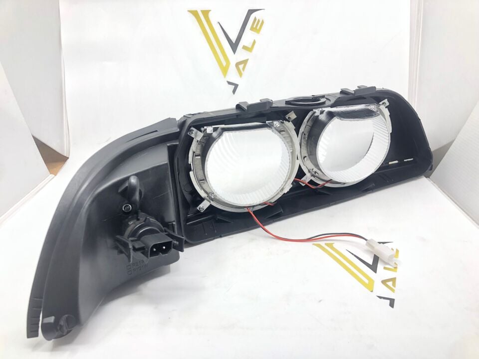 BMW 5 SERİSİ FAR CAMI - L - HALKALI - BEYAZ SİNYAL E39.Y.M YAN SANAYİ