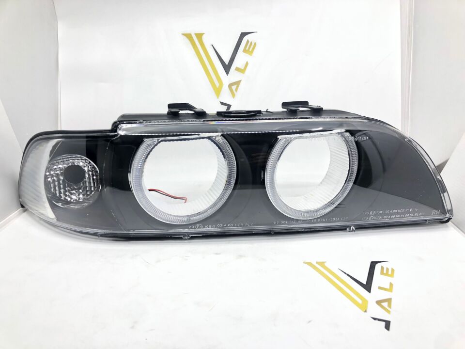 BMW 5 SERİSİ FAR CAMI - R - HALKALI - BEYAZ SİNYAL E39.Y.M YAN SANAYİ