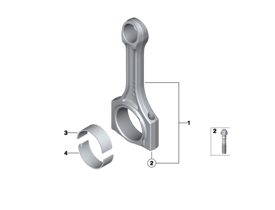 BMW 3-5 SERİSİ PİSTON KOLU F10.F30.E90.N47.N47N YAN SANAYİ
