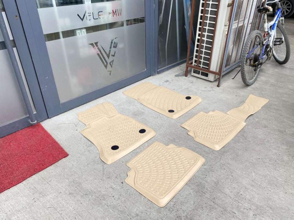 BMW 5 SERİSİ PASPAS TAKIMI - BEJ - 3D HAVUZLU E60 YAN SANAYİ