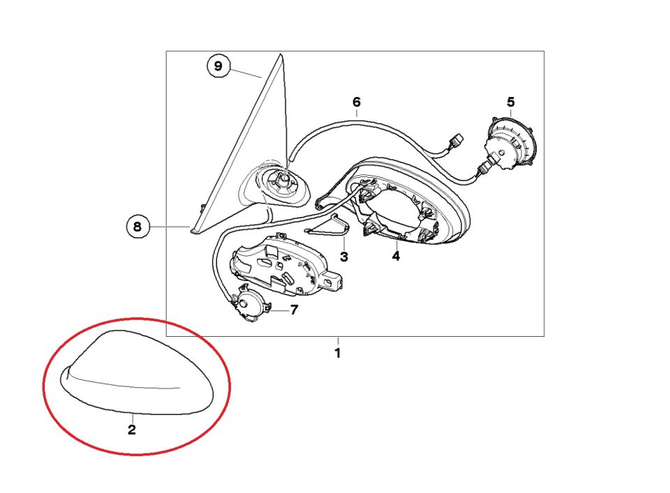 BMW 3 SERİSİ AYNA KAPAĞI L E90 YAN SANAYİ