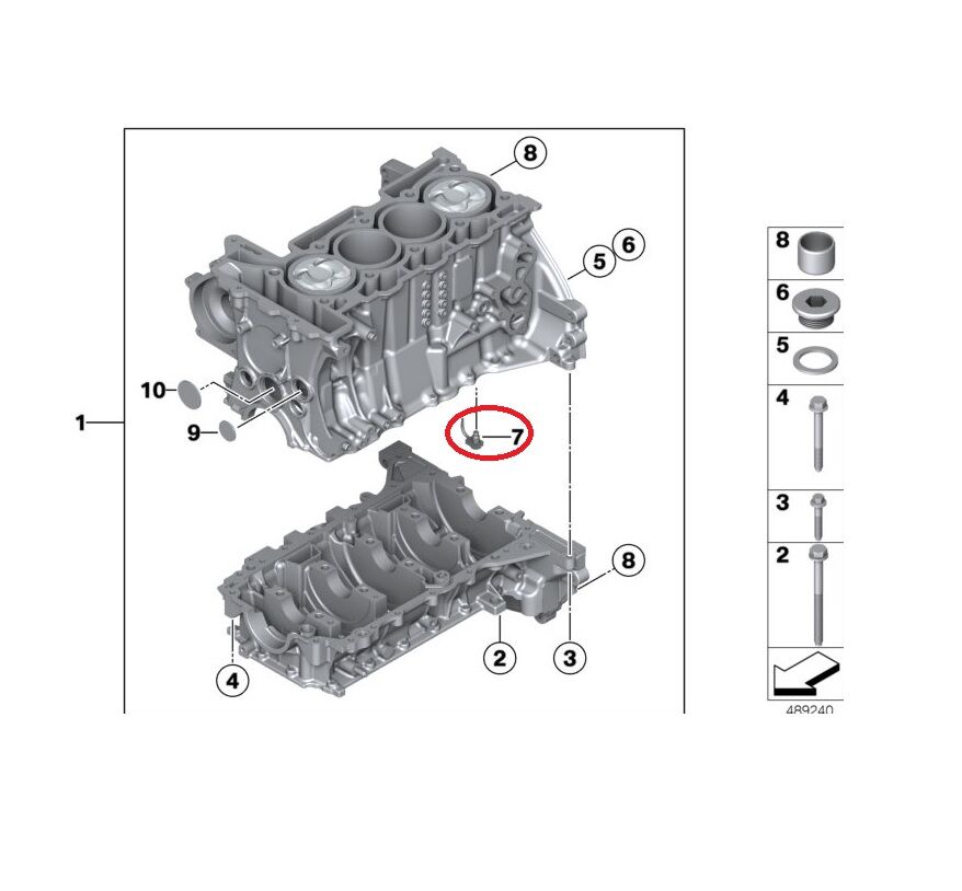 BMW MİNİ YAĞ PÜSKÜRTME MEMESİ R58.R60.F20.F30 ORJİNAL